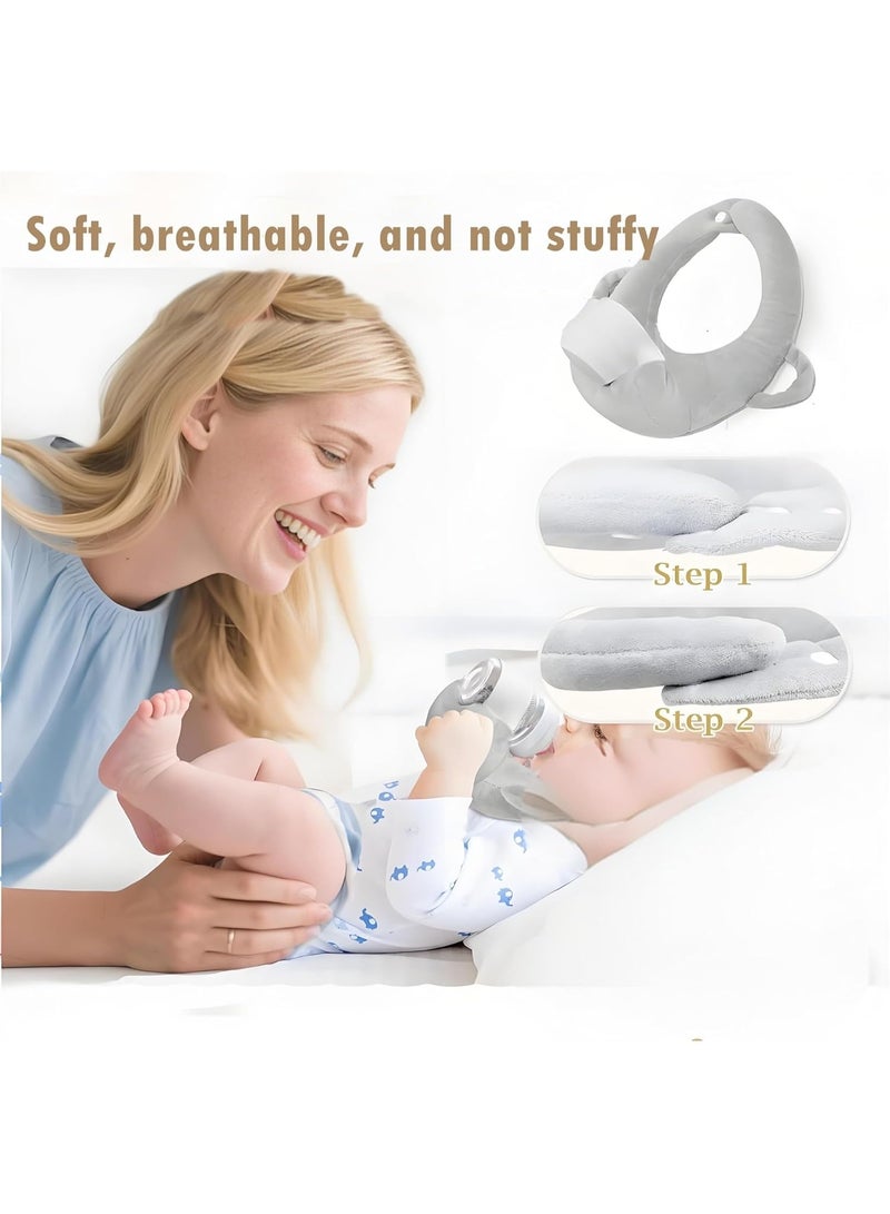 M.A&F's Hands Free Nursing Pillow– ergonomic orthopedic support for neck and shoulder pain ，Support Pillow (grey) - Image 5