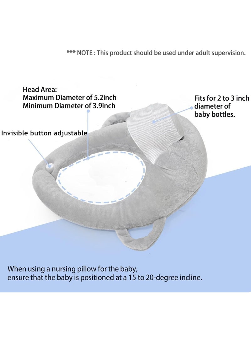 M.A&F's Hands Free Nursing Pillow– ergonomic orthopedic support for neck and shoulder pain ，Support Pillow (grey) - Image 3