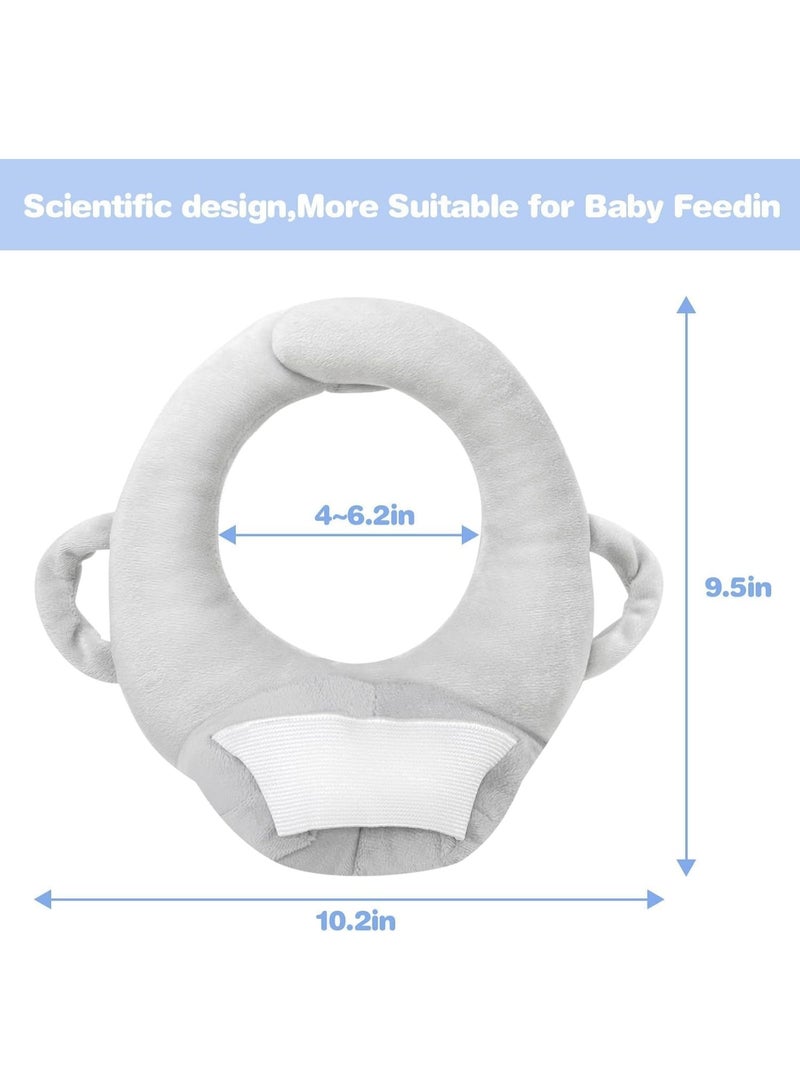 M.A&F's Hands Free Nursing Pillow– ergonomic orthopedic support for neck and shoulder pain ，Support Pillow (grey) - Image 4