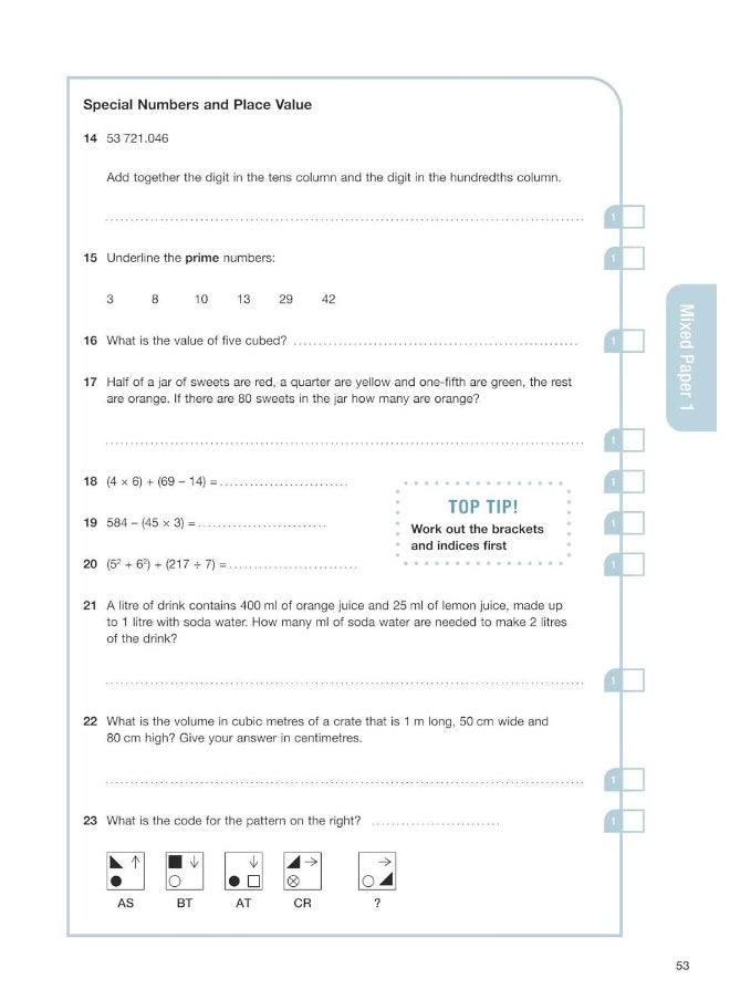 Bond 11+: Bond 11+ CEM Maths & Non-verbal Reasoning Assessment Practice 9-10 Years  - Image 4