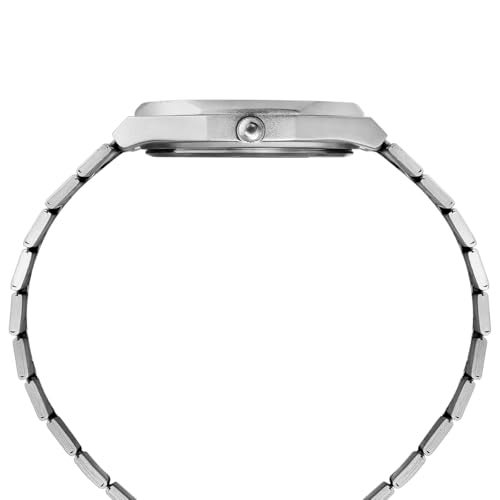 TIMEX Analog Watch for Man with Cherry Round Dial & Silver Stainless Steel Bracelet Band Water Resistant Men's Wrist Watches - TWEG30100 - Image 4