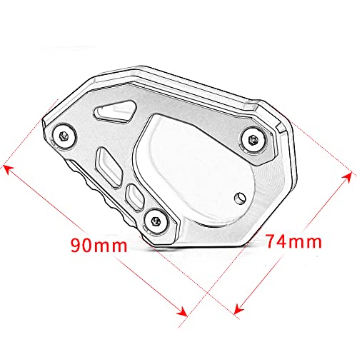 Mokiton Motorcycle Side Stand Extension Kickstand Plate Compatible With 390Duke 2024 2025 | Foot Pad Support 390duke duke390 Accessories (orange-2) - Image 4