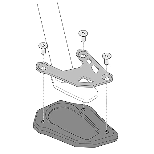 Mokiton Motorcycle Side Stand Extension Kickstand Plate Compatible With 390Duke 2024 2025 | Foot Pad Support 390duke duke390 Accessories (orange-2) - Image 5