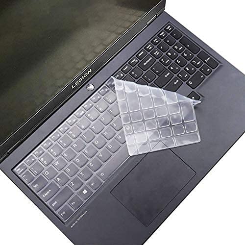Justec Keyboard Protector Cover - Fit for Lenovo Y7000/R7000/Y9000K 2020+, 2020 Lenovo Legion 5 Series Legion 5 5i 5p 5pi 15.6 Inch & 17.3 Inch | Legion 7i & idea Pad 3i Gaming Laptop - Transparent - Image 4