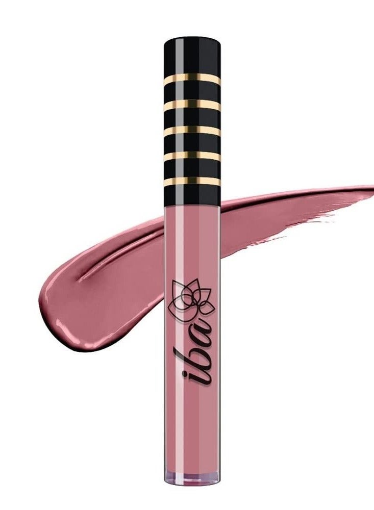 Iba Maxx Matte Liquid Lipstick Shade Beautiful Mauve 2.6ml - Image 1