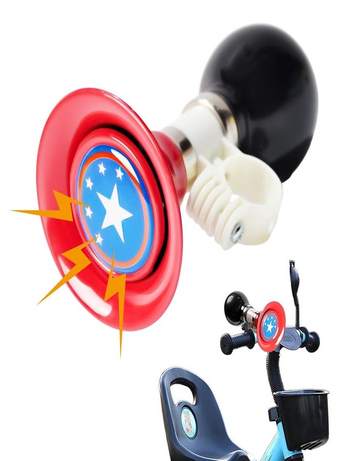 Proberos® Bike Horn for Kids Bike, Cartoon Kids Scooter Horn for 22mm Handle Bar, Safety High Pitch Rubber Squeeze DIY Bicycle Accessories Decorative Modification for Kid Gift - Image 1