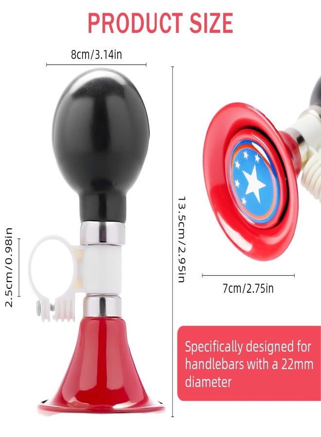 Proberos® Bike Horn for Kids Bike, Cartoon Kids Scooter Horn for 22mm Handle Bar, Safety High Pitch Rubber Squeeze DIY Bicycle Accessories Decorative Modification for Kid Gift - Image 2