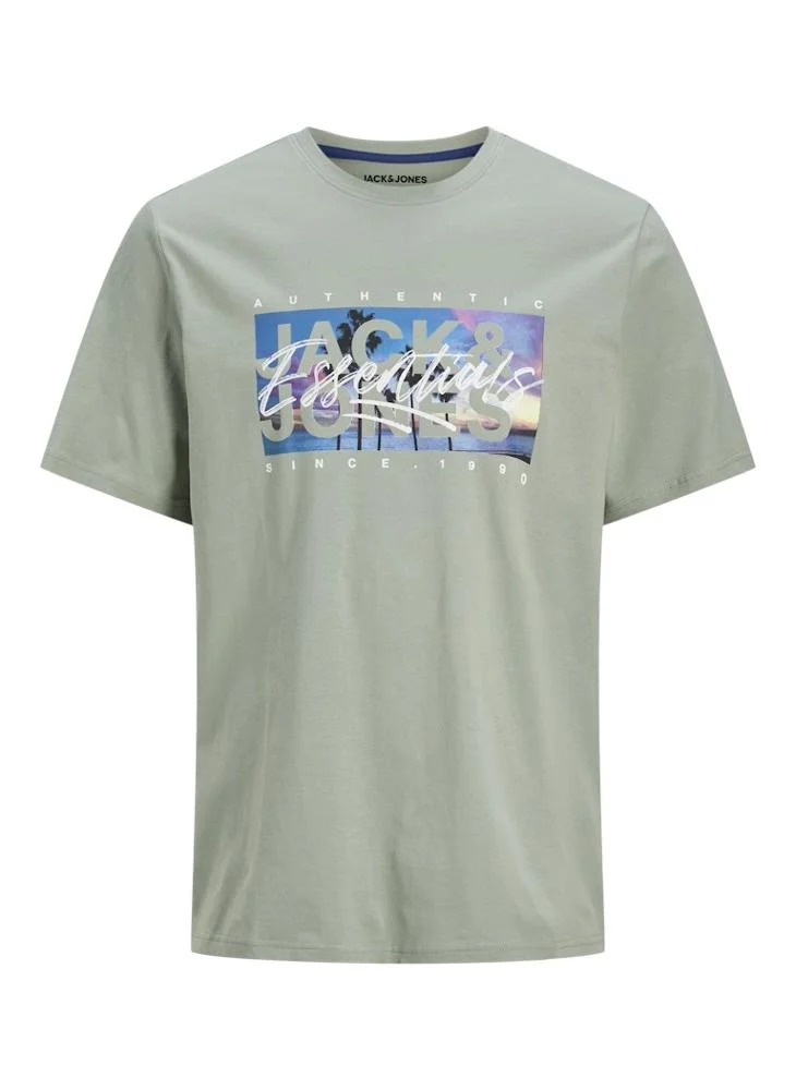 JACK & JONES JJCOLTON PHOTOPRINT TEE SS CREW NECK