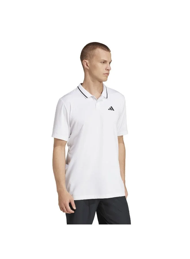 Adidas WHITE Club Tennis Climacool Pique Polo Shirt for Men | Best Price UAE
