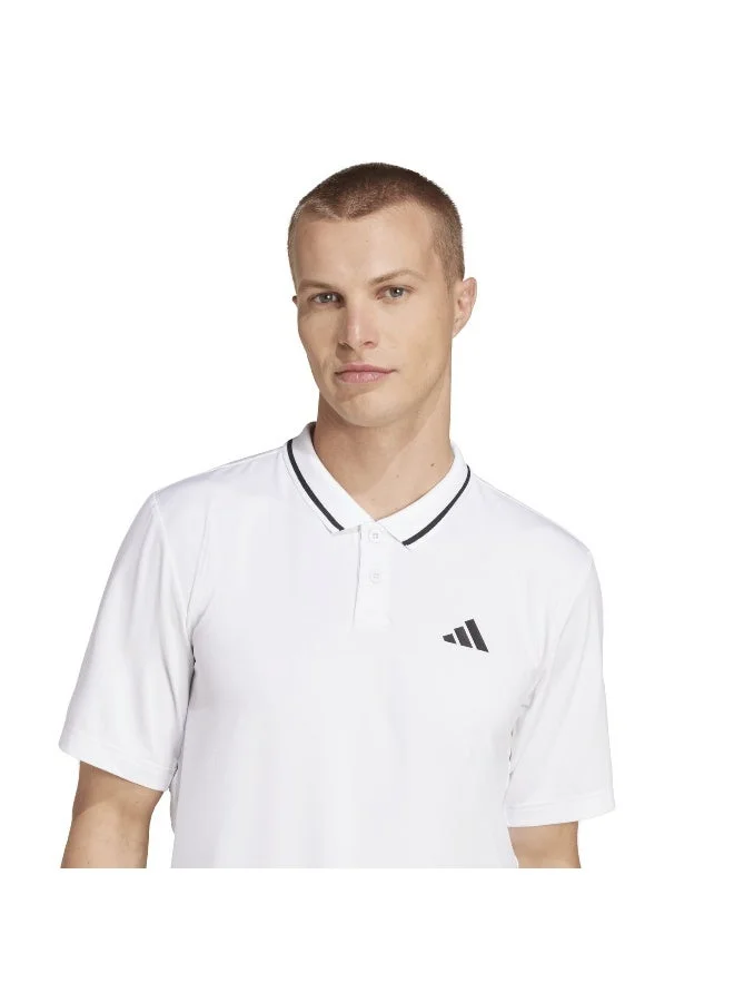 Adidas WHITE Club Tennis Climacool Pique Polo Shirt for Men | Best Price UAE