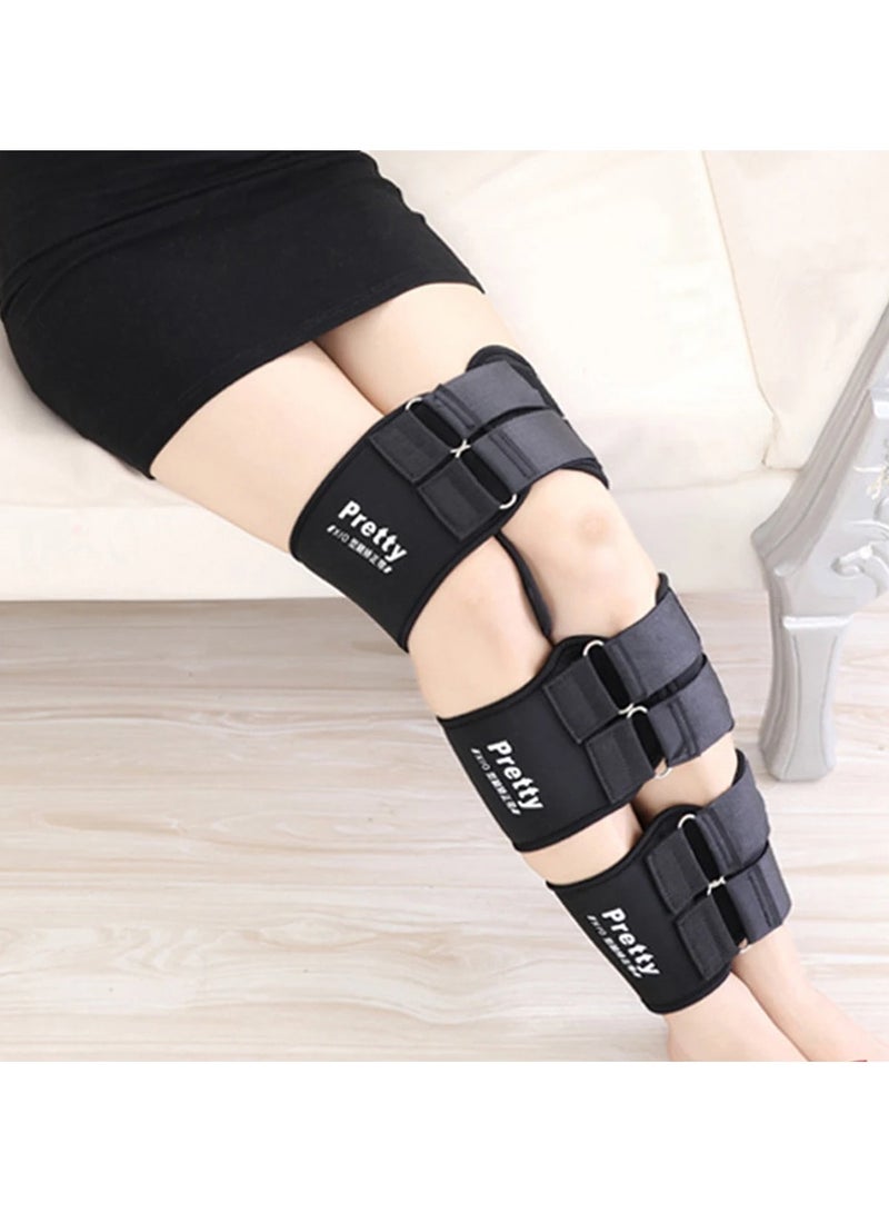 AROAQ 3Pcs Adjustable Leg Knee Correction Band Straightening Posture Corrector Leg Beauty Strap - Image 1
