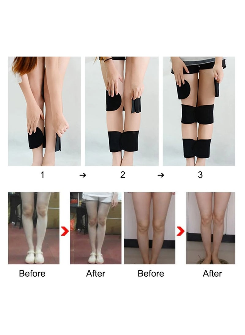 AROAQ 3Pcs Adjustable Leg Knee Correction Band Straightening Posture Corrector Leg Beauty Strap - Image 4