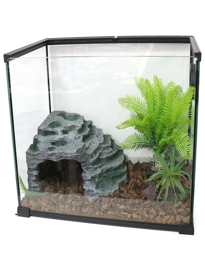 relaqcc Large Reptile Hide Shale Scape Step Ledge, Reptile Cave Hideout, Bearded Dragons Accessories, Basking Rocks for Bearded Dragons - Image 4
