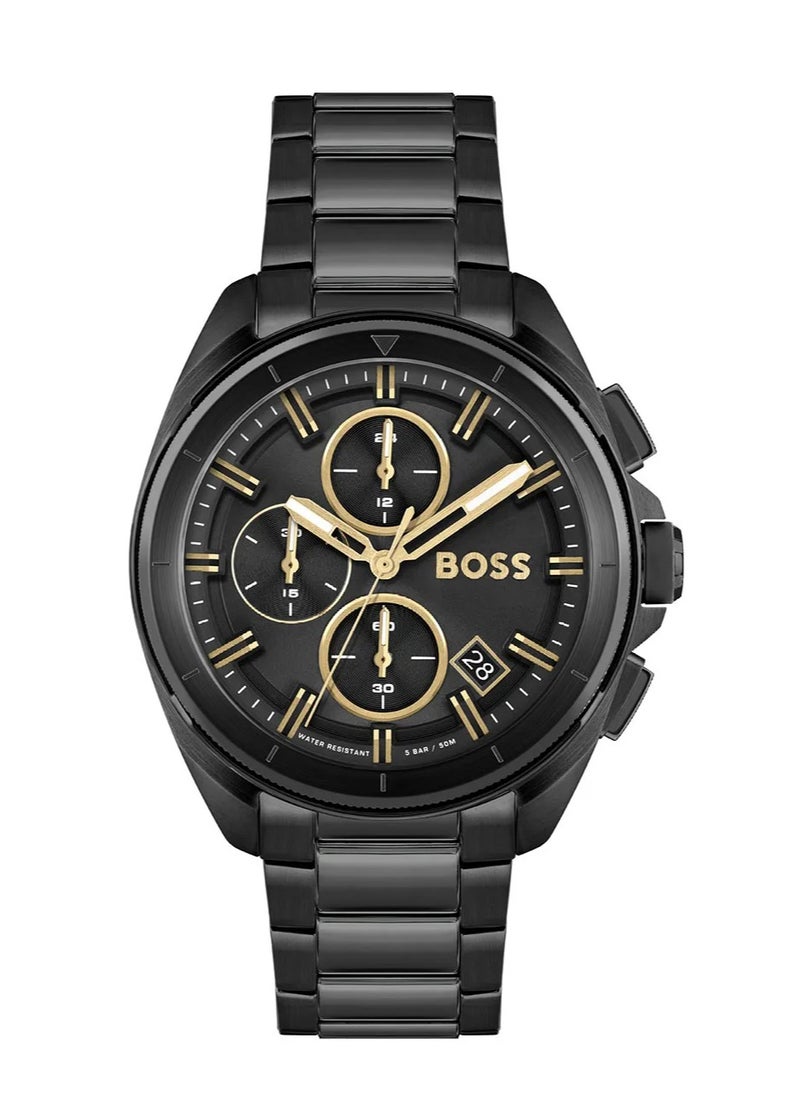 HUGO by Hugo Boss Chronograph Quartz Watch for Men with Black Stainless Steel Strap - 1513950 - pzsku/Z0C6D1DD1EC6570A736FCZ/45/_/1730714128/e5eb2f0a-d59f-4e07-b9c8-a2c248164128