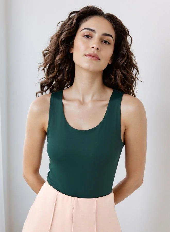 Splash FAV Sleeveless Tank Top with Scoop Neck