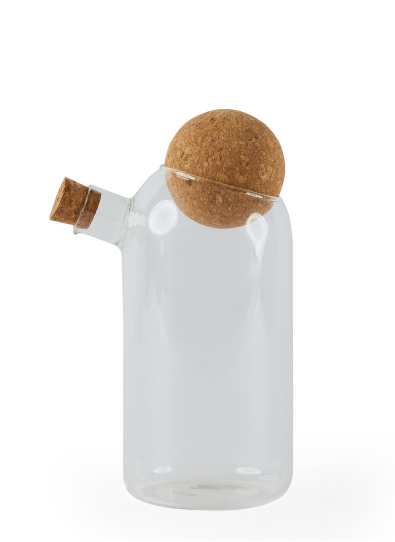 Prickly Pear Saavi' Storage Glass Jar with Cork Lids  - Image 1