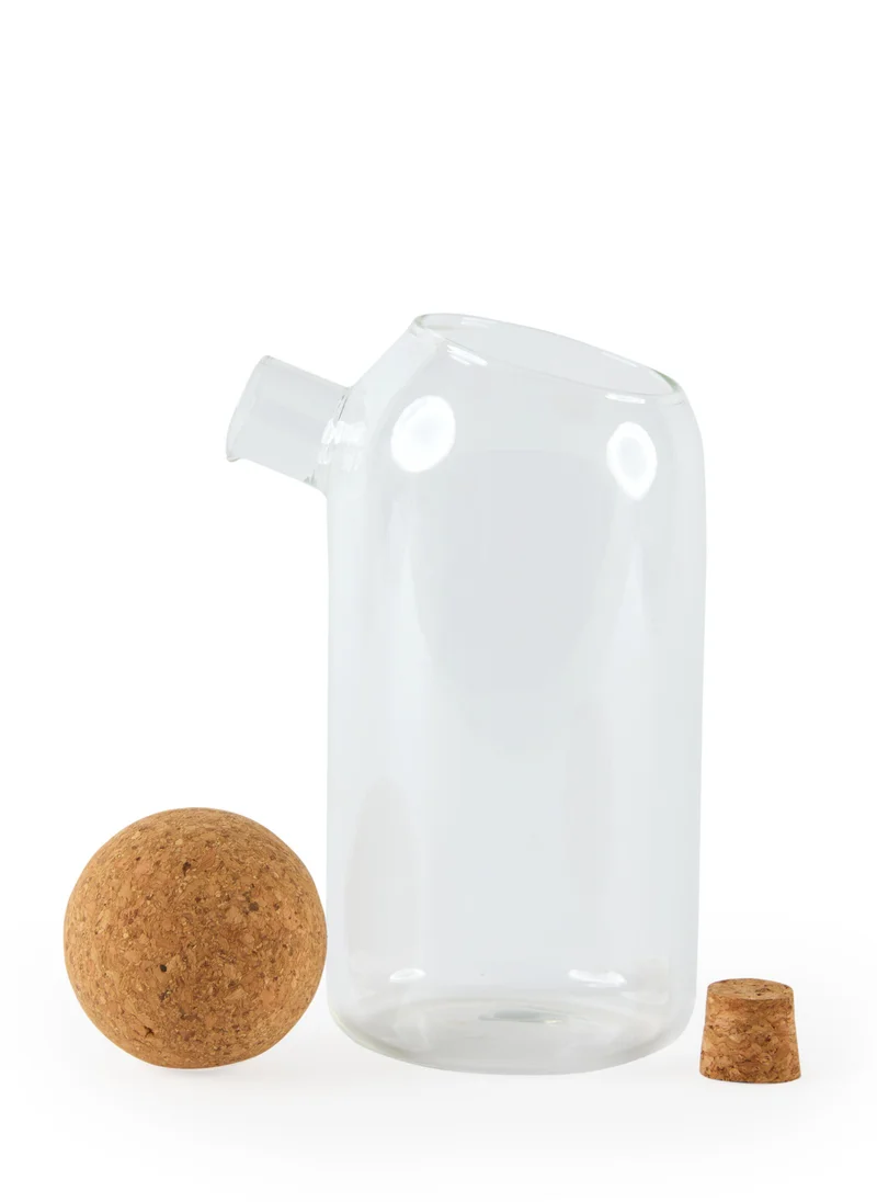 Prickly Pear Saavi' Storage Glass Jar with Cork Lids