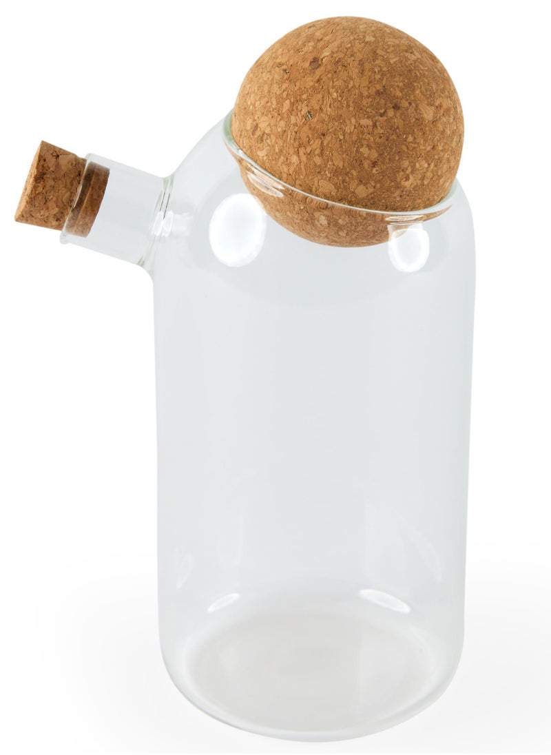 Prickly Pear Saavi' Storage Glass Jar with Cork Lids  - Image 2