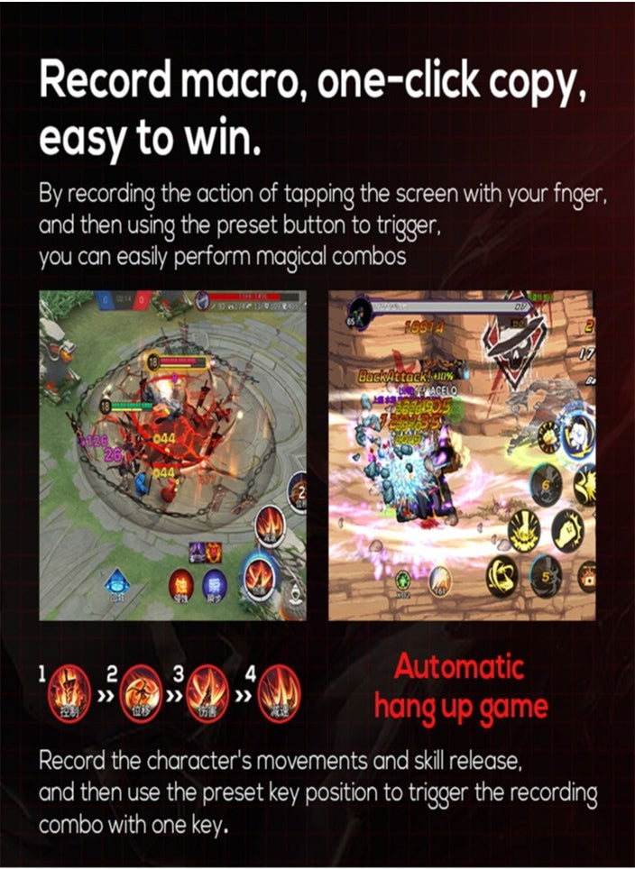 Generic - Mobile Game Joystick Support for Android-iOS Cellphone MFI Game Handle Controller Bluetooth-compatible5.0 Connection - Image 1