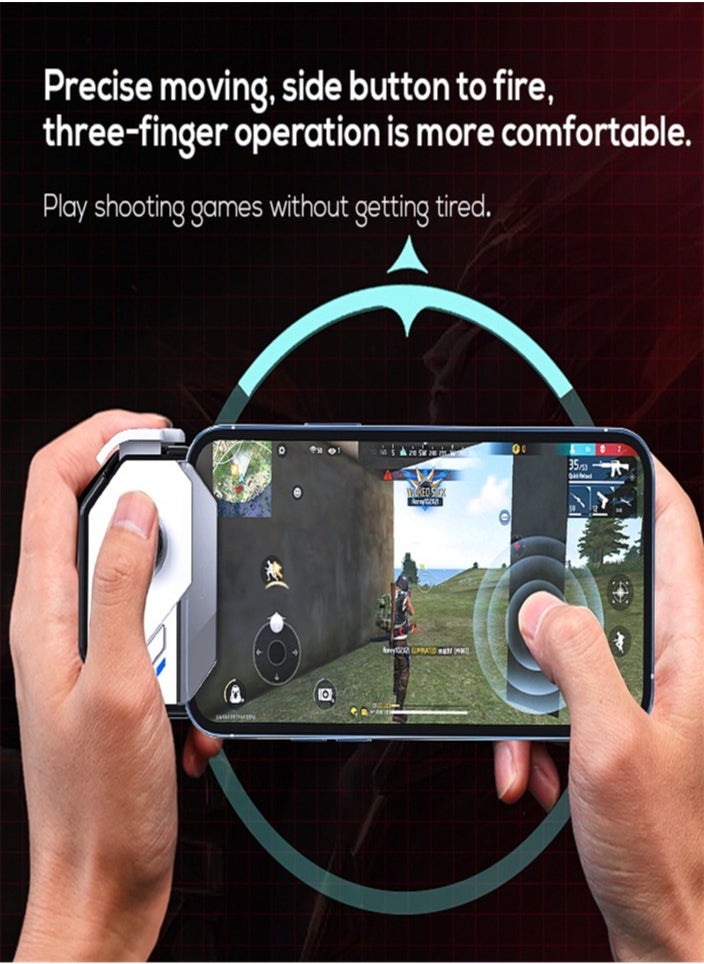 Generic - Mobile Game Joystick Support for Android-iOS Cellphone MFI Game Handle Controller Bluetooth-compatible5.0 Connection - Image 1
