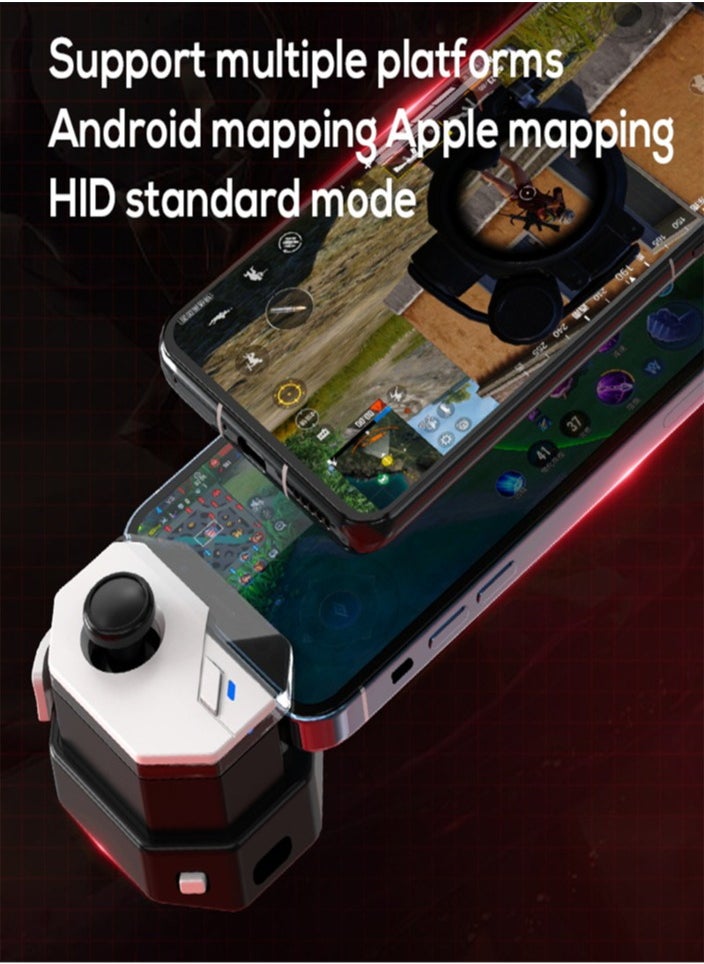 Generic - Mobile Game Joystick Support for Android-iOS Cellphone MFI Game Handle Controller Bluetooth-compatible5.0 Connection - Image 1
