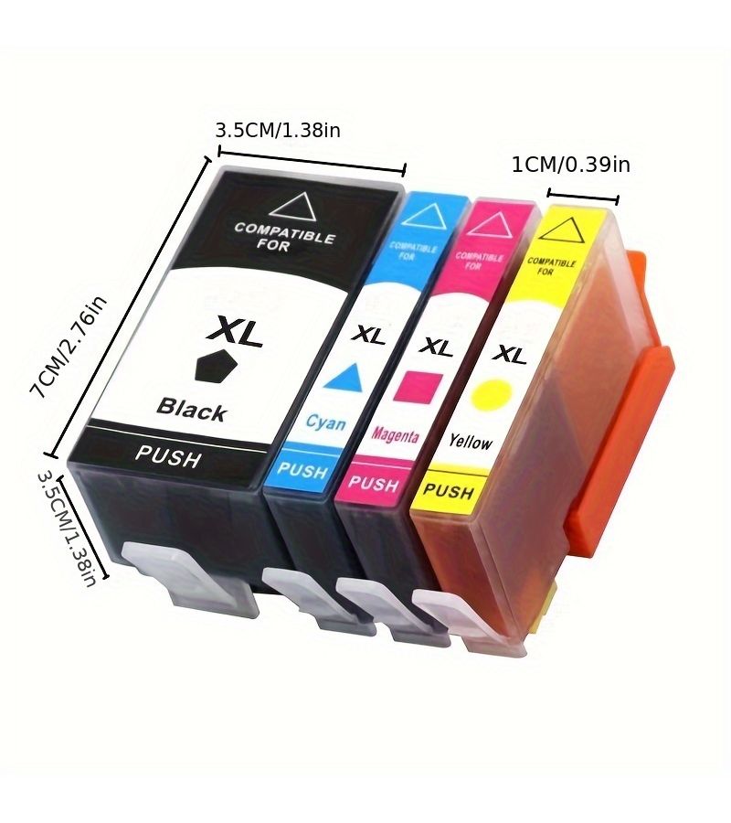 خرطوشة حبر متوافقة 4 ألوان بديلة من طراز 903XL لطابعات HP OfficeJet Pro 6950 6960 6970 6971 6974 6975 6976 6977 6978 6979 - Image 2