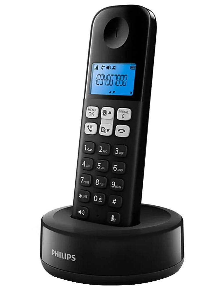 Philips Cordless Telephone - Black - Image 1