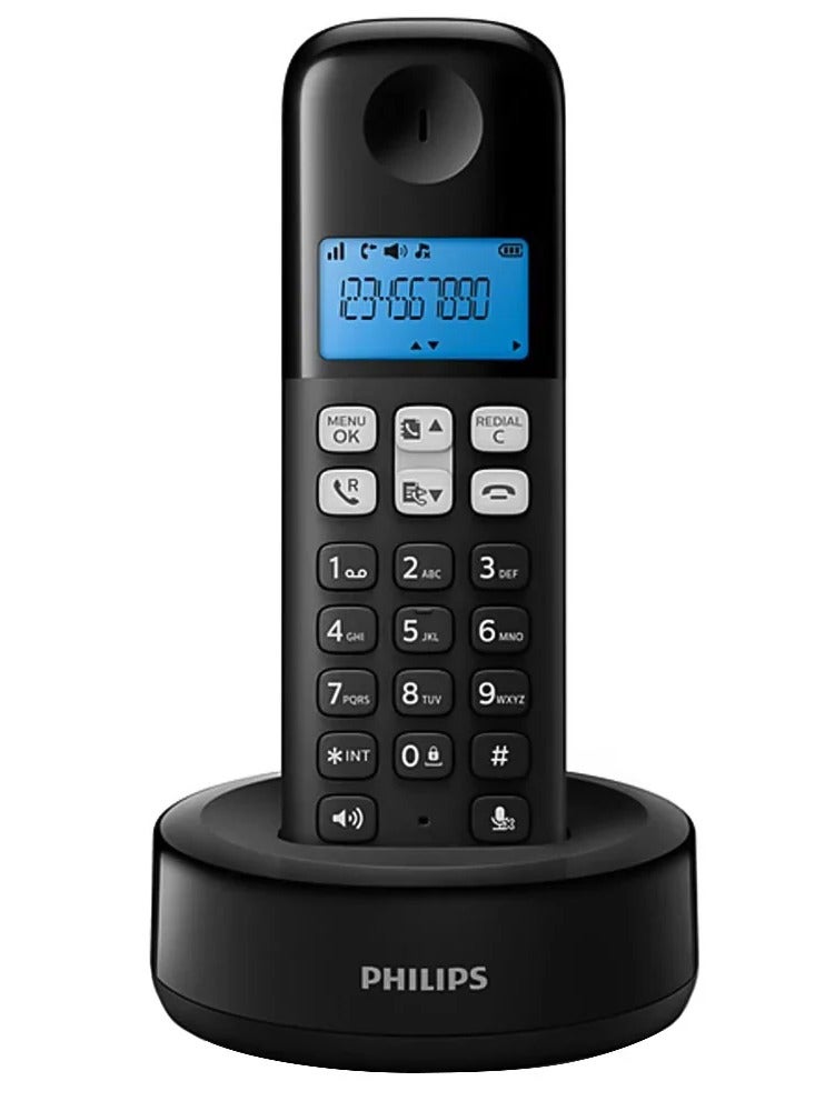 Philips Cordless Telephone - Black - Image 2