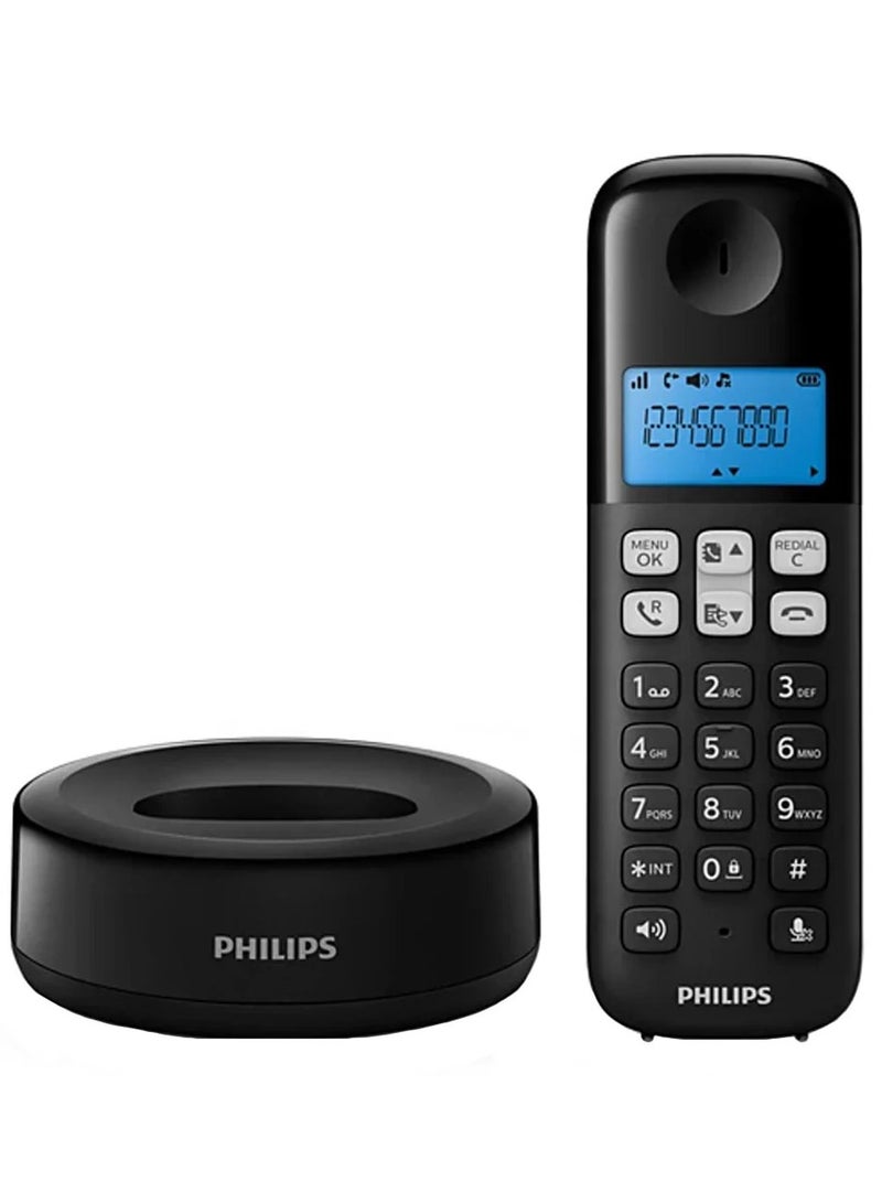 Philips Cordless Telephone - Black - Image 3