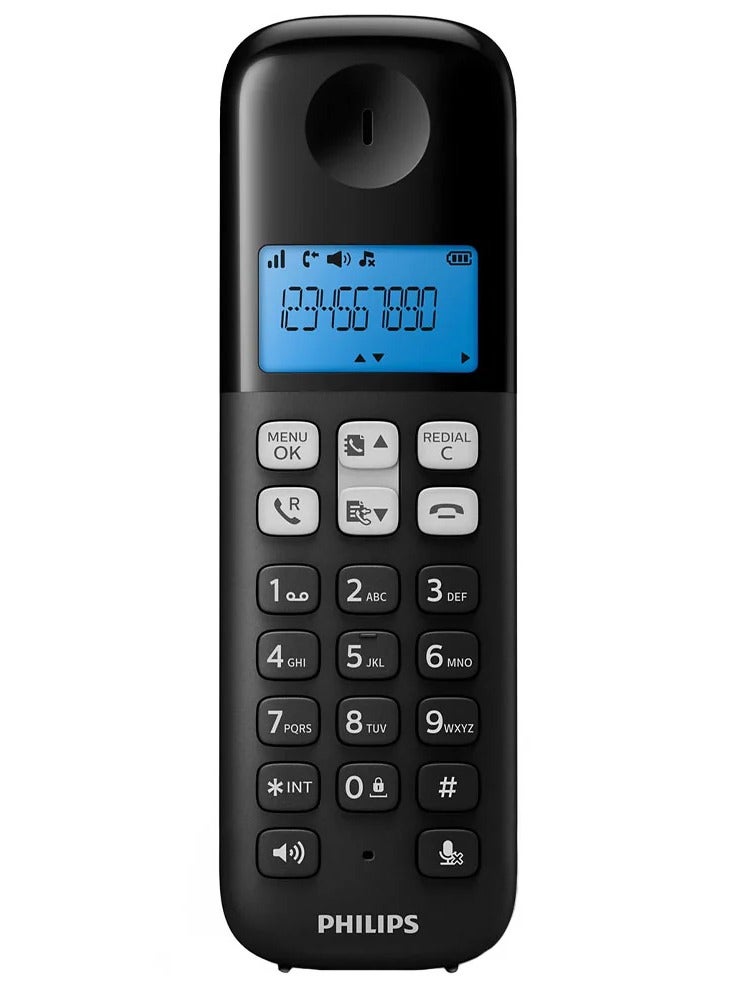 Philips Cordless Telephone - Black - Image 4