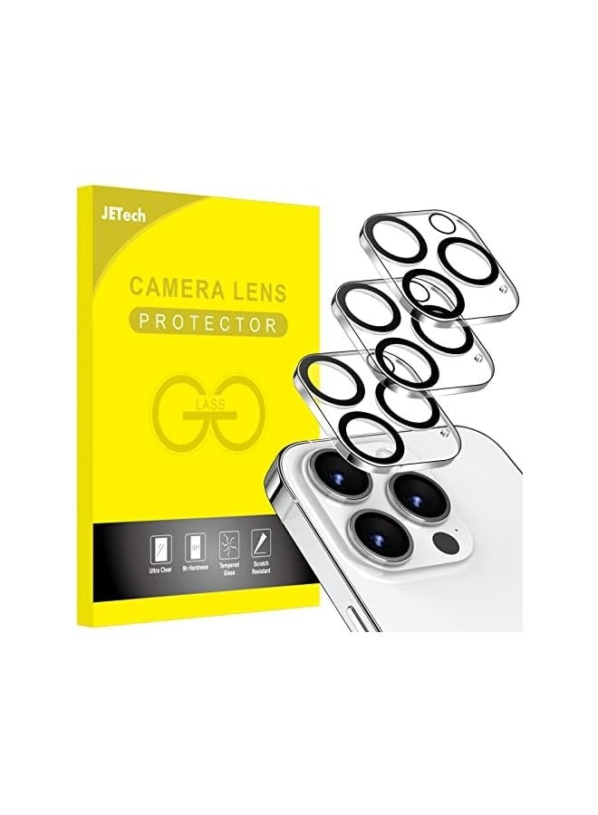 جي تيك واقي عدسة الكاميرا لهاتف iPhone 14 Pro 6.1 بوصة وiPhone 14 Pro Max 6.7 بوصة، زجاج مقسى 9H، مضاد للخدش، صديق للحافظة، لا يؤثر على اللقطات الليلية، شفاف عالي الدقة، 3 عبوات - Image 1