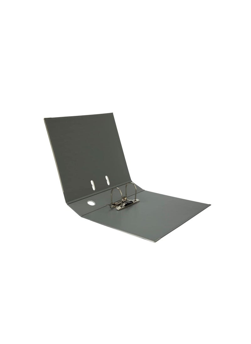 Maxi - Maxi Pp Lever Arch File Foolscap Broad Grey - Image 1