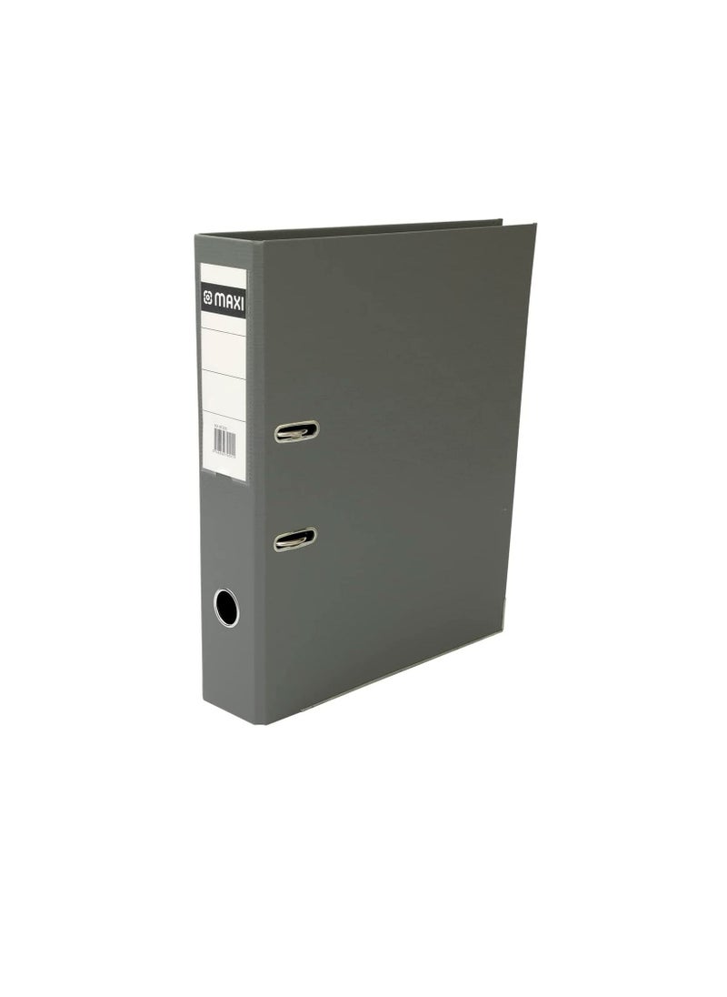 Maxi - Maxi Pp Lever Arch File Foolscap Broad Grey - Image 1