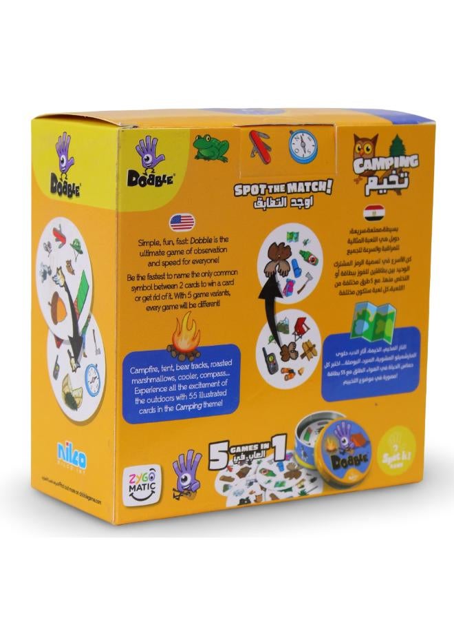 Nilco Dobble Spot the Match Camping Card Game – Orange - Image 2