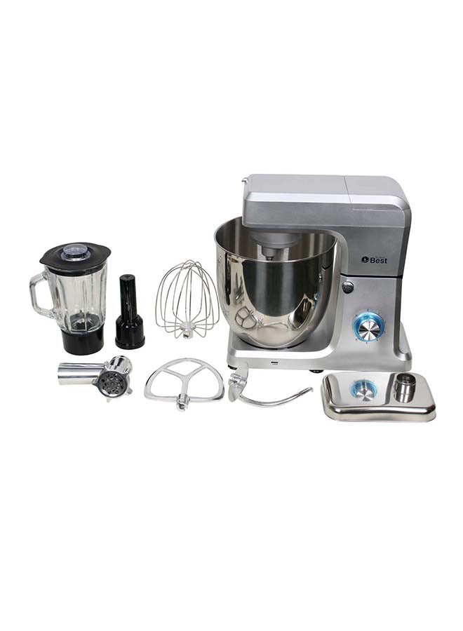 Techno Best Multi-Functional Mixer With Stainless Steel Bowl 12 L 1100 W BKM-12L Silver - Image 5