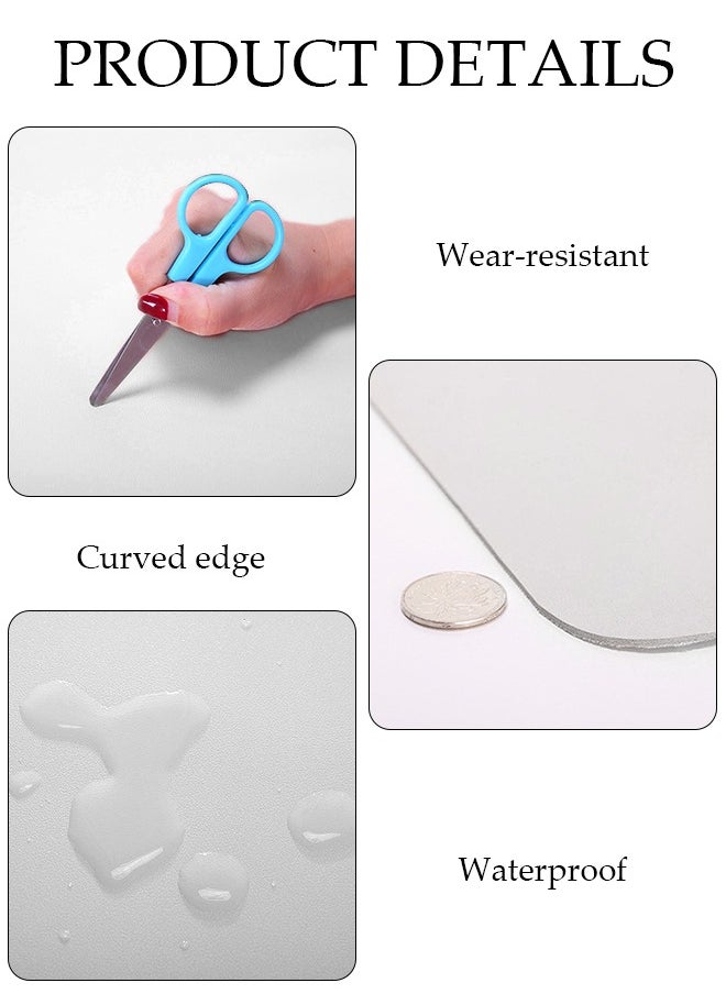 DUNISO - Leather Desk Pad Protector Office Desk Mat Large Mouse Pad Non-Slip Leather Desk Blotter Laptop Desk Pad Waterproof Desk Writing Pad for Office and Home - Image 1