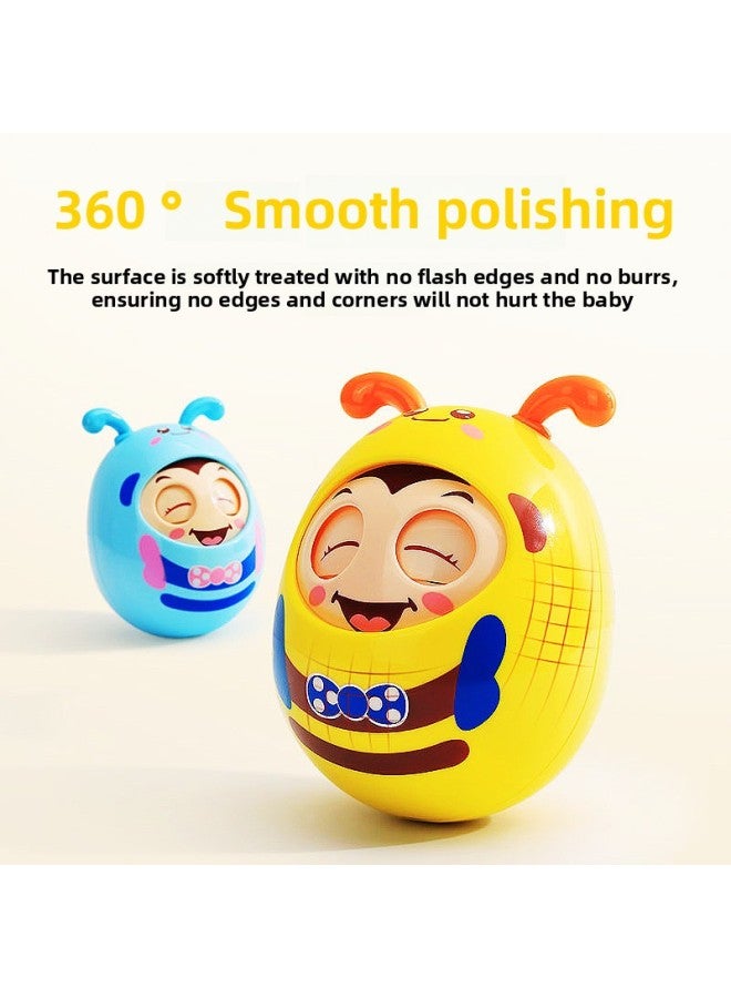 Tumbler Toy Baby Baby Can Bite Rattle Bell Blink 6 Months Child 1 Year Old Child Early Education Rattle-Color:Pink Bite Tumbler Collection Plus Purchase And Delivery - Image 5