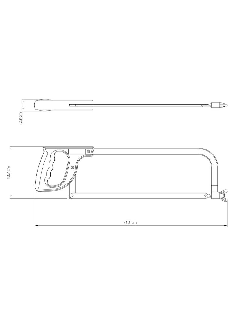 TRAMONTINA منشار يدوي 12 بوصة مع مقبض - Image 2