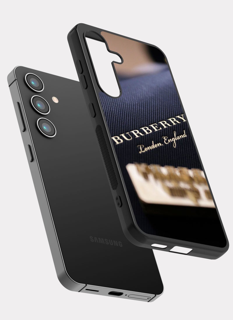 بكسلات كفر سامسونج جالكسي اس 24 بلس بربري اسود - Image 2