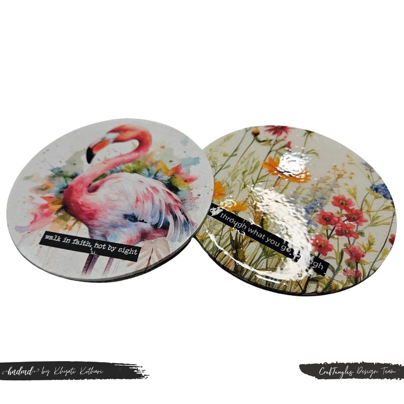 CrafTangles مناديل ديكوباج / ورق مناديل / ورق كولاج - مجموعة 10 (عبوة من 5) - Image 5