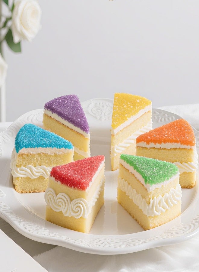 LEBERY Sanding Sugar Red Orange Blue Green Yellow Purple Sugar Sprinkles Sugars Crystals for Baking Decorating Edible Crystals Pearl Sugars for Cake Cookie Ice Cream Christmas Wedding Holiday Decor 6.7 Oz - Image 3