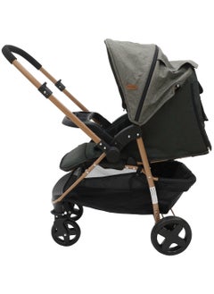 Bebesitos DualView Travel System Reversible Stroller with Newborn Car Seat - Grey  - Image 3