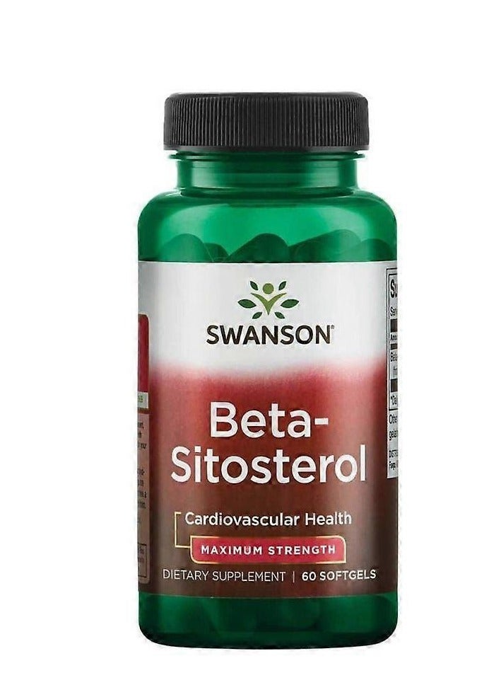SWANSON Beta-Sitosterol Maximum Strength 160 mg, 60 Softgels - Image 1