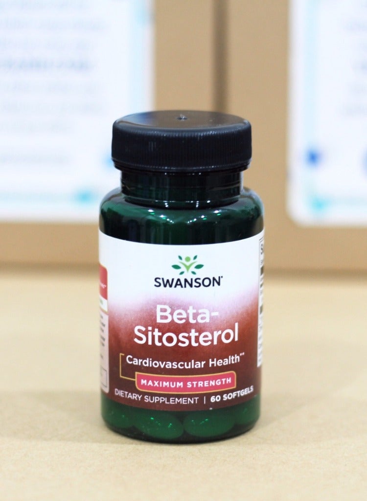 SWANSON Beta-Sitosterol Maximum Strength 160 mg, 60 Softgels - Image 2