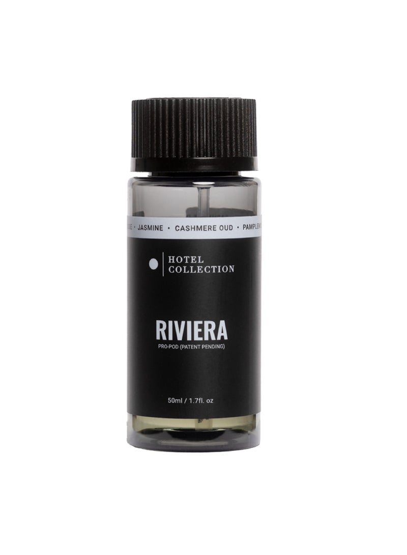 Hotel Collection Riviera Pro-Pod Oil Blend - Hotel Inspired for Luxury Essential Oil Diffusers - Aromatherapy Scent Diffuser Oil - Pampleemousse, Jasmine, and Cashmere Oud  - Image 1
