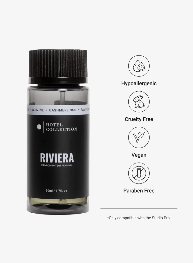 Hotel Collection Riviera Pro-Pod Oil Blend - Hotel Inspired for Luxury Essential Oil Diffusers - Aromatherapy Scent Diffuser Oil - Pampleemousse, Jasmine, and Cashmere Oud
