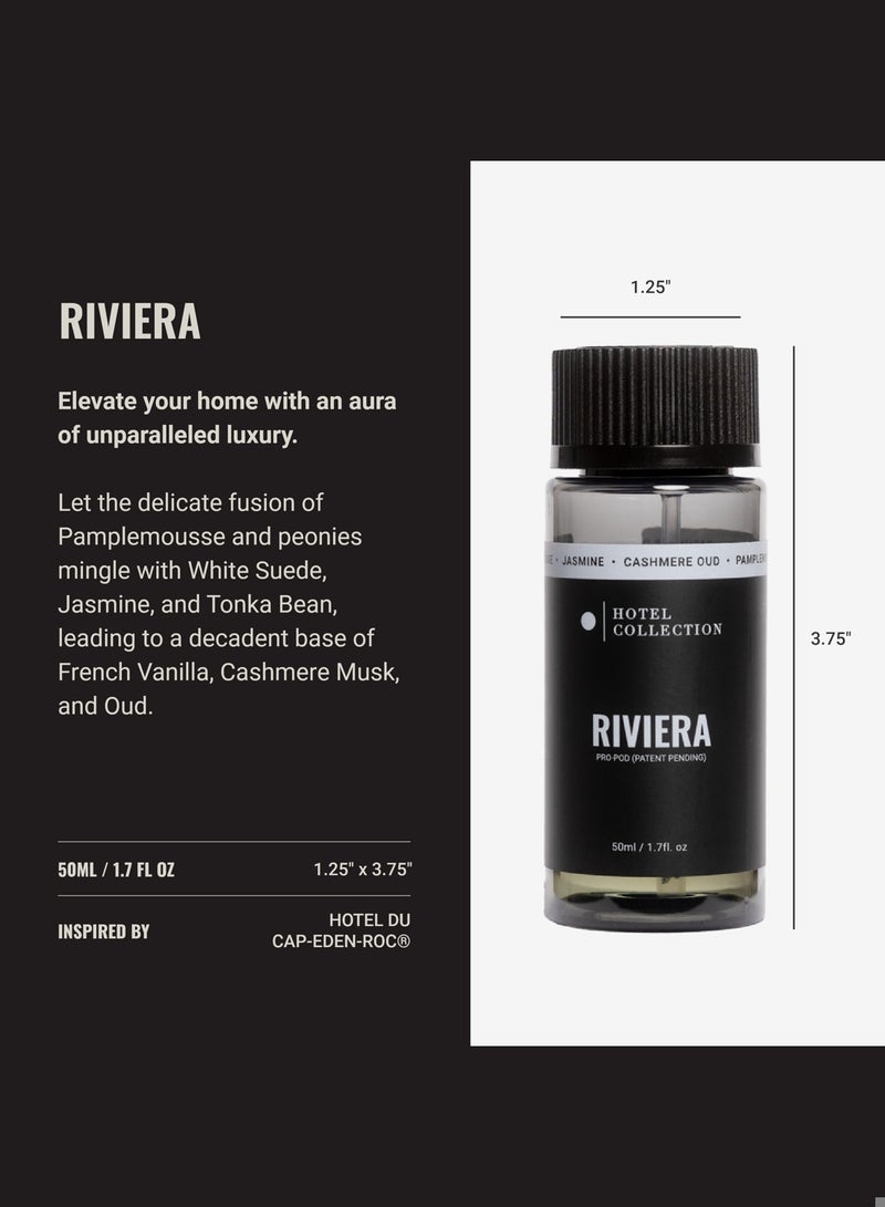 Hotel Collection Riviera Pro-Pod Oil Blend - Hotel Inspired for Luxury Essential Oil Diffusers - Aromatherapy Scent Diffuser Oil - Pampleemousse, Jasmine, and Cashmere Oud  - Image 3