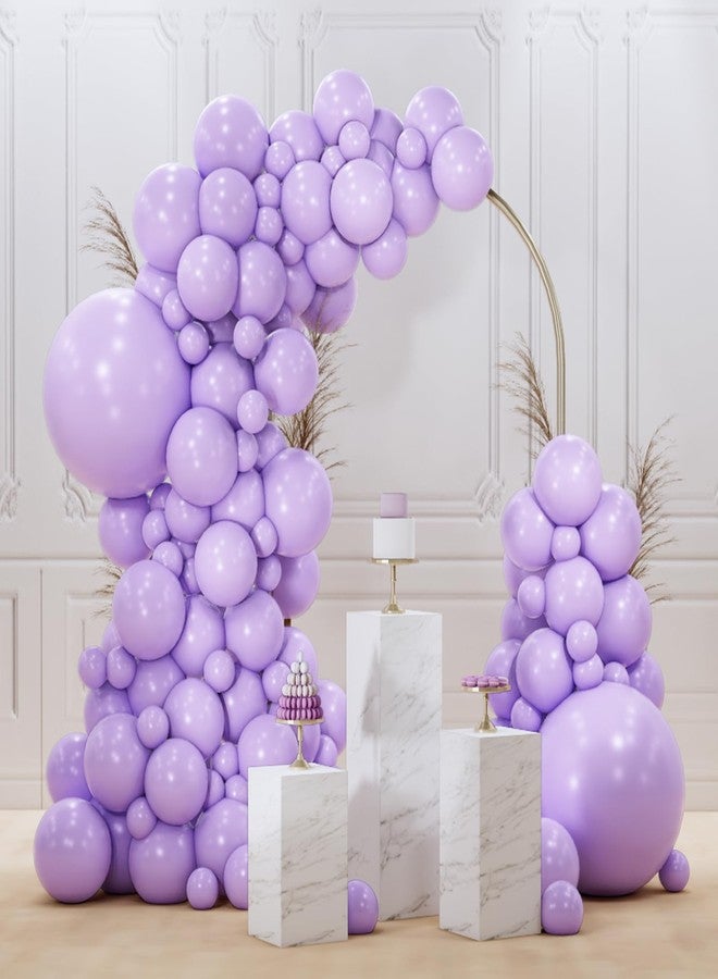 PartyWoo Lavender Balloons 92 pcs Different Sizes Pack of 18 12 10 5 Inch Light Purple Pastel Purple Lilac Balloon Arch Kit Garland for Graduation Baby Shower Birthday Party Decorations Purple-Q10 - Image 1