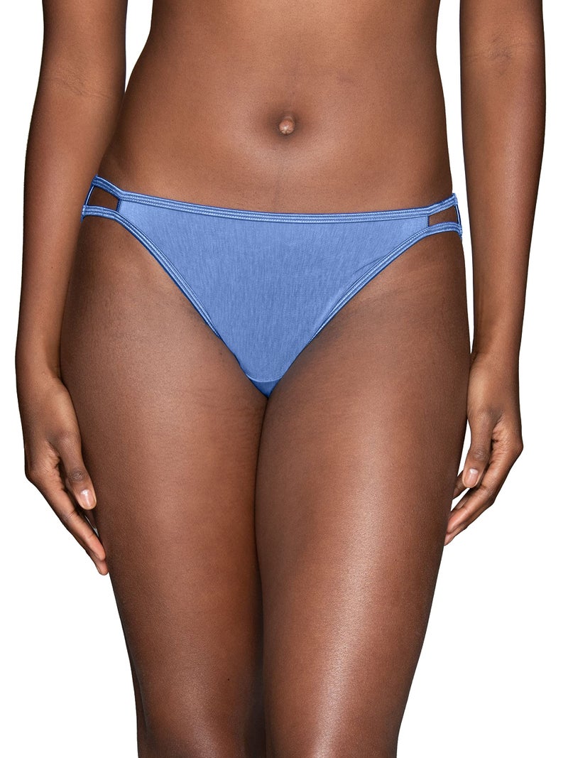 Vanity Fair Women's Illumination String Bikini Panty 18108, Mockingbird, Medium/6 - Image 1