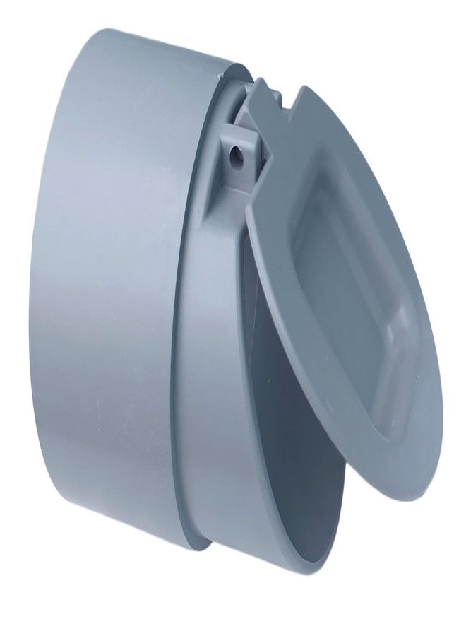 ES EKSAFAR ESEKSAFAR 1pc 2.5"inch PVC Drain Pipe cap/PVC Backflow Mosquito Tank Pvc Pipe Flap Gate Valve non Return Valve for 75mm Outer diameter pipe fitting (2.5"inch PVC Pipe) - Image 1